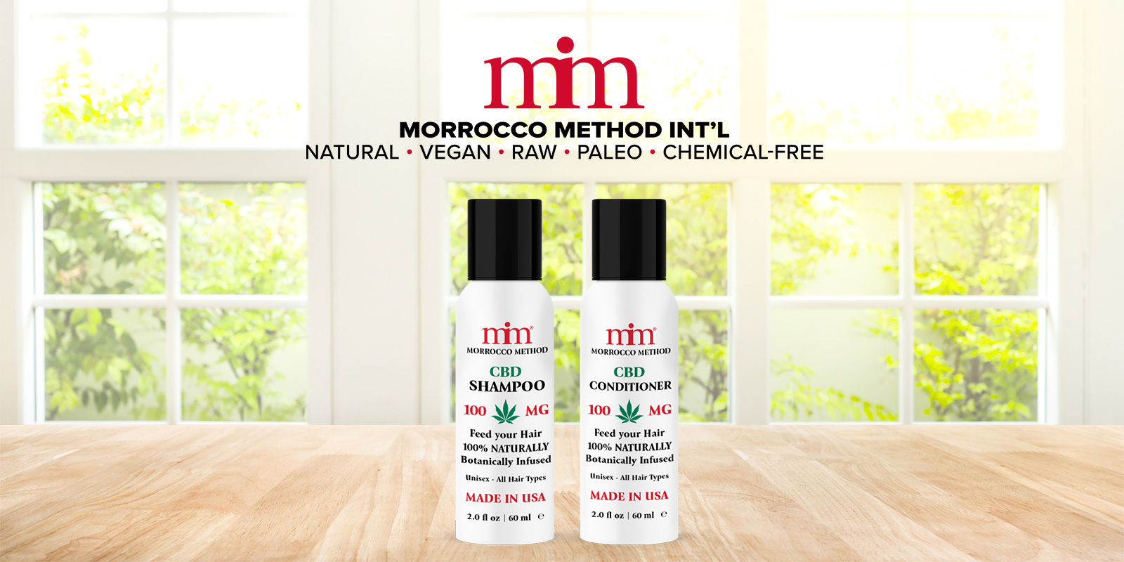 Home | Morrocco Method International CBD Shampoo & Conditioner